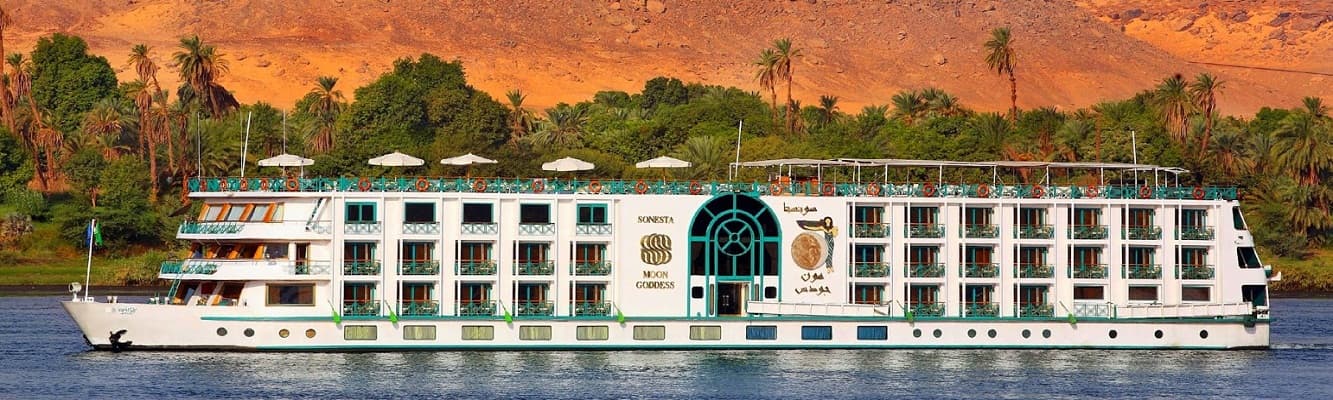 M/S Sonesta Moon Goddess Nile Cruise 4Night/5Days from Luxor to Aswan