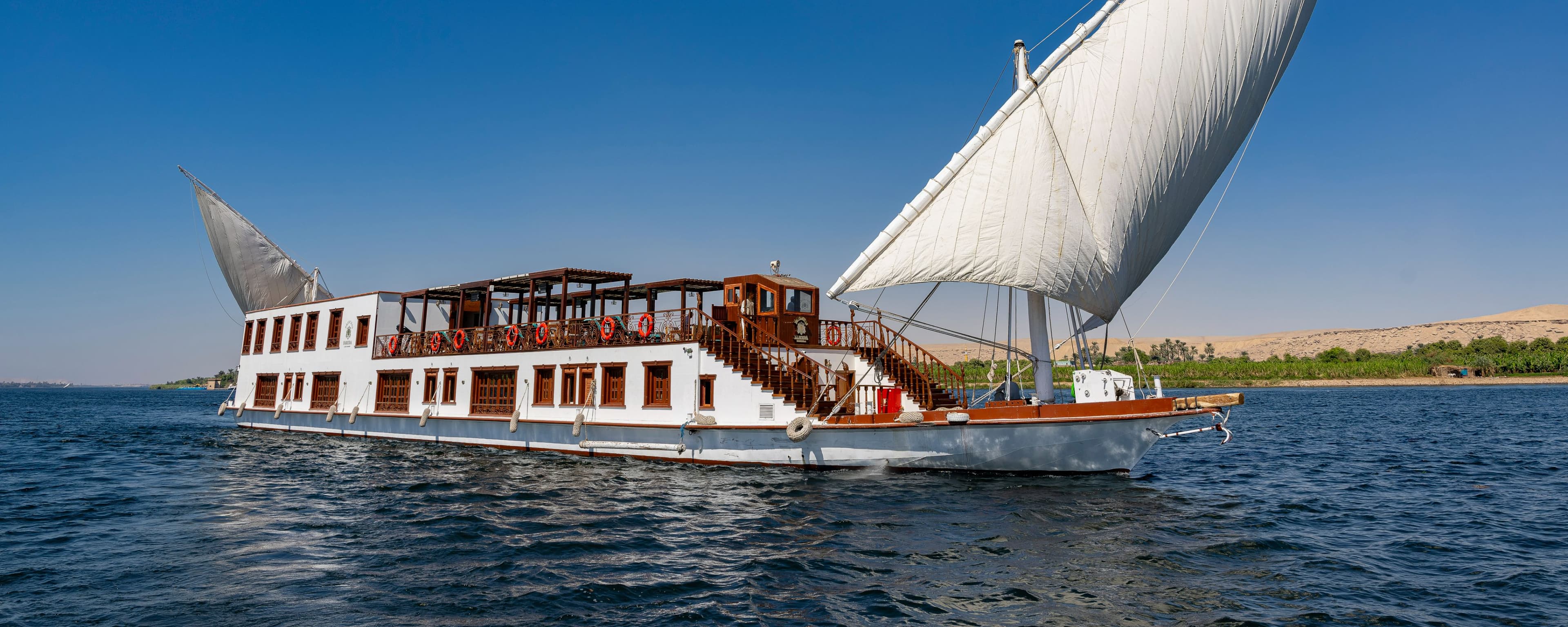 Princess Farida Luxury Dahabiya Nile Cruise | 4 Days Aswan to Luxor